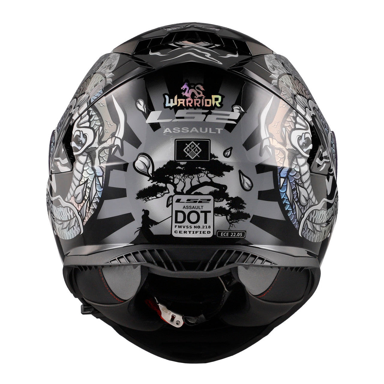 LS2-Assault-Warrior-Full-Face-Motorcycle-Helmet-Back-View