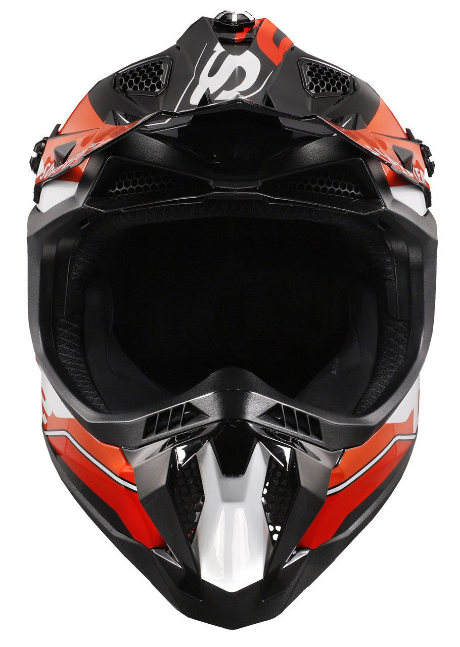 LS2-Subverter-Evo-Arched-Full-Face-MX-Motorcycle-Helmet-orange/white-front-view