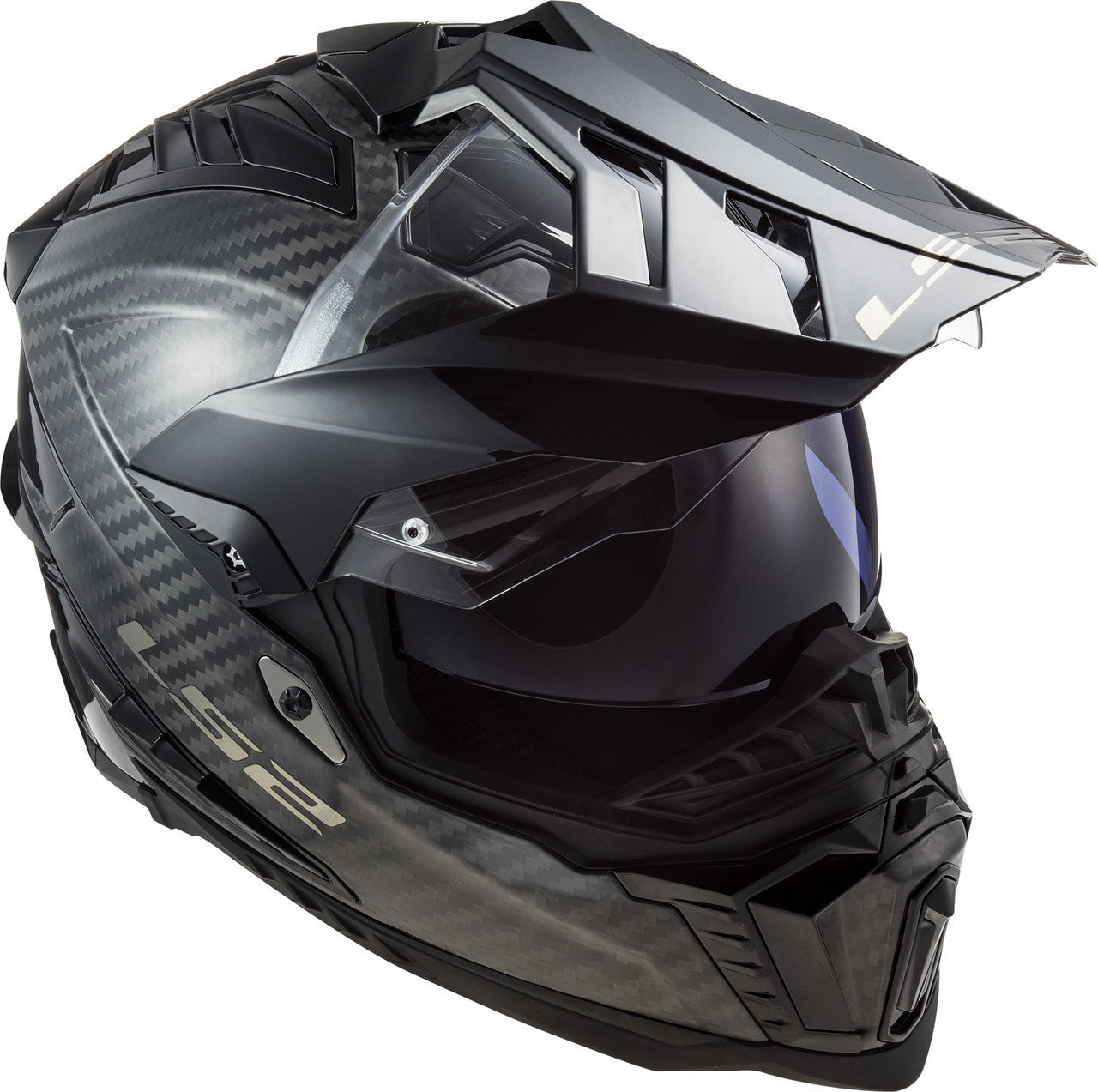 LS2-Explorer-C-Solid-Matte-Carbon-Adventure-Motorcycle-Helmet-Side-View