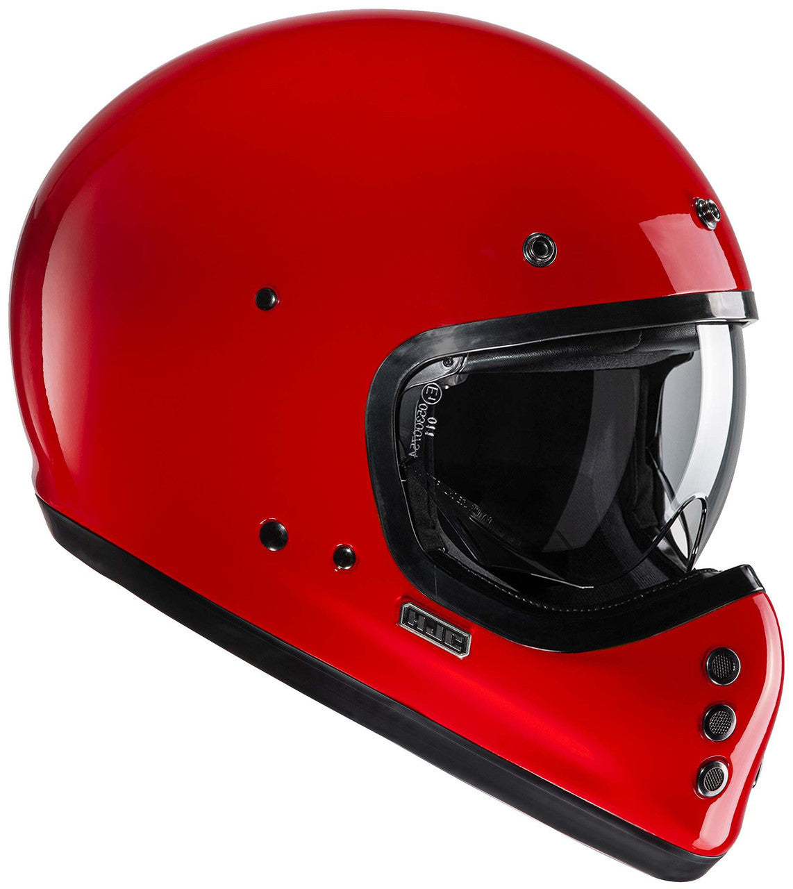 HJC-V60-Motorcycle-Helmet-Red-shield-Down-Veiw