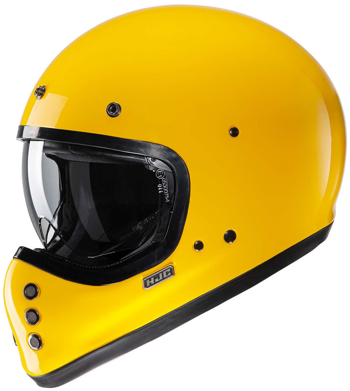 HJC-V60-Motorcycle-Helmet-Yellow-Shield-View