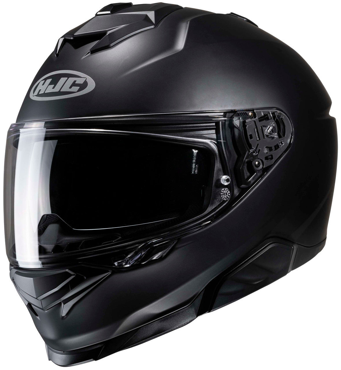 HJC-i71-Solid-Full-Face-Motorcycle-Helmet-Flat Black-Main