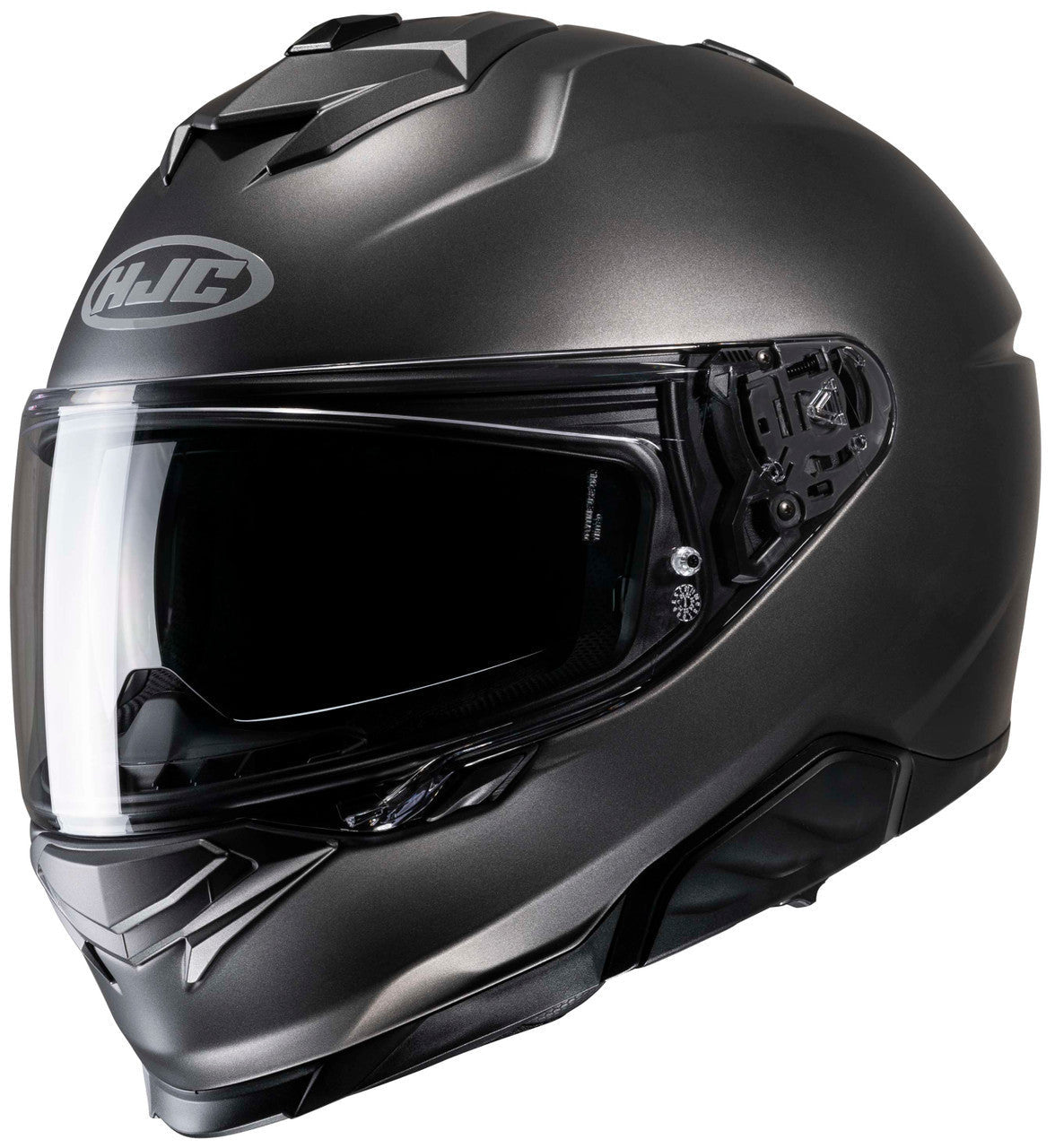 HJC-i71-Solid-Full-Face-Motorcycle-Helmet-Titanium-Main