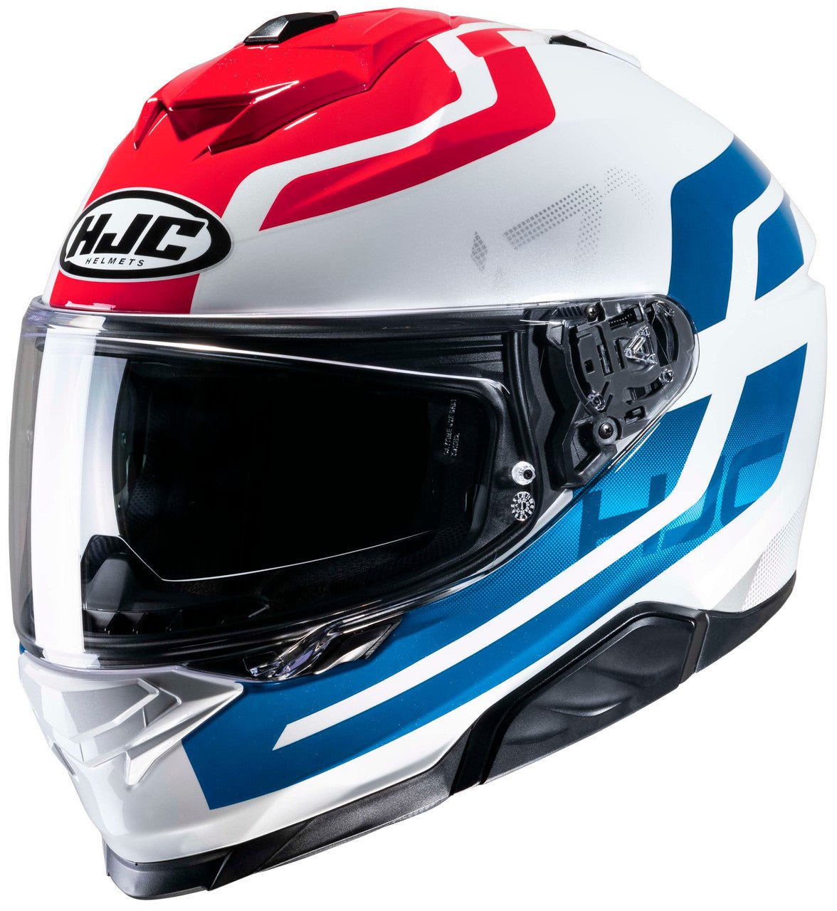 HJC-i71-ENTA-Full-Face-Motorcycle-Helmet-White/Red/Blue-Main