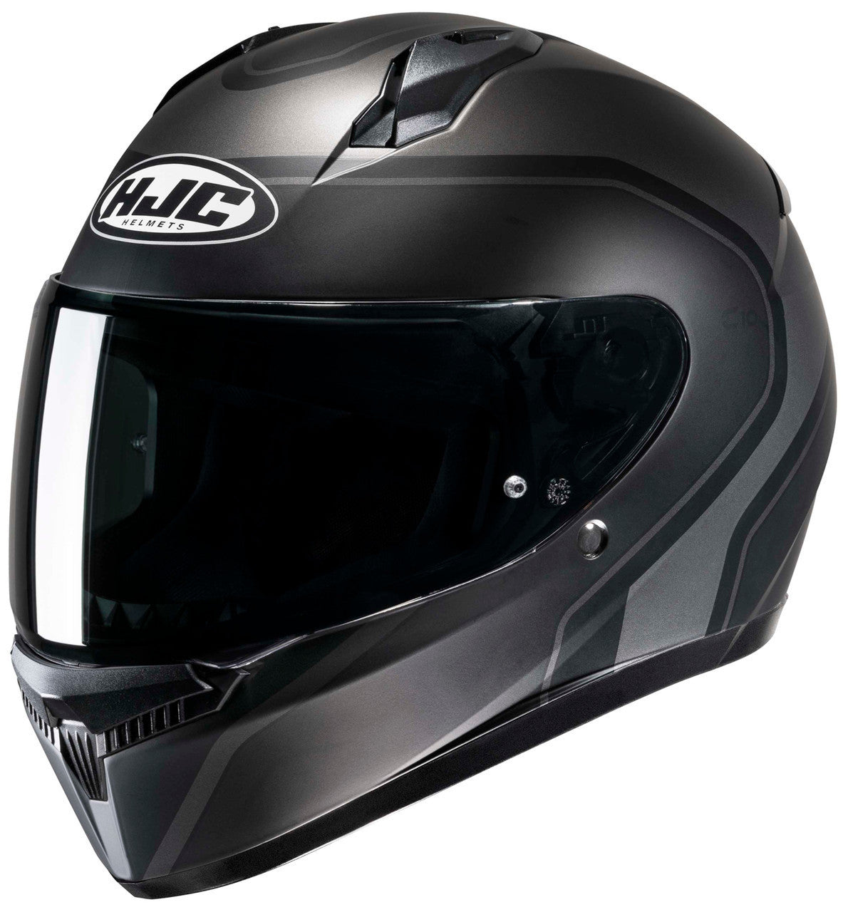 HJC-C10-ELIE-Full-Face-Motorcycle-Helmet-Grey-Main