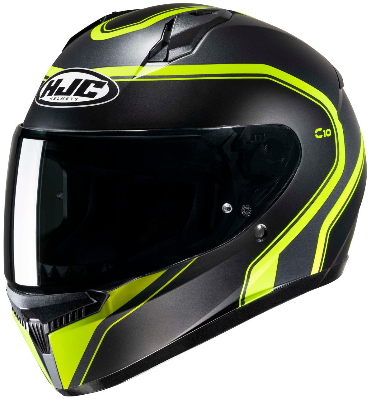 HJC-C10-ELIE-Full-Face-Motorcycle-Helmet-Hi-Viz-Main