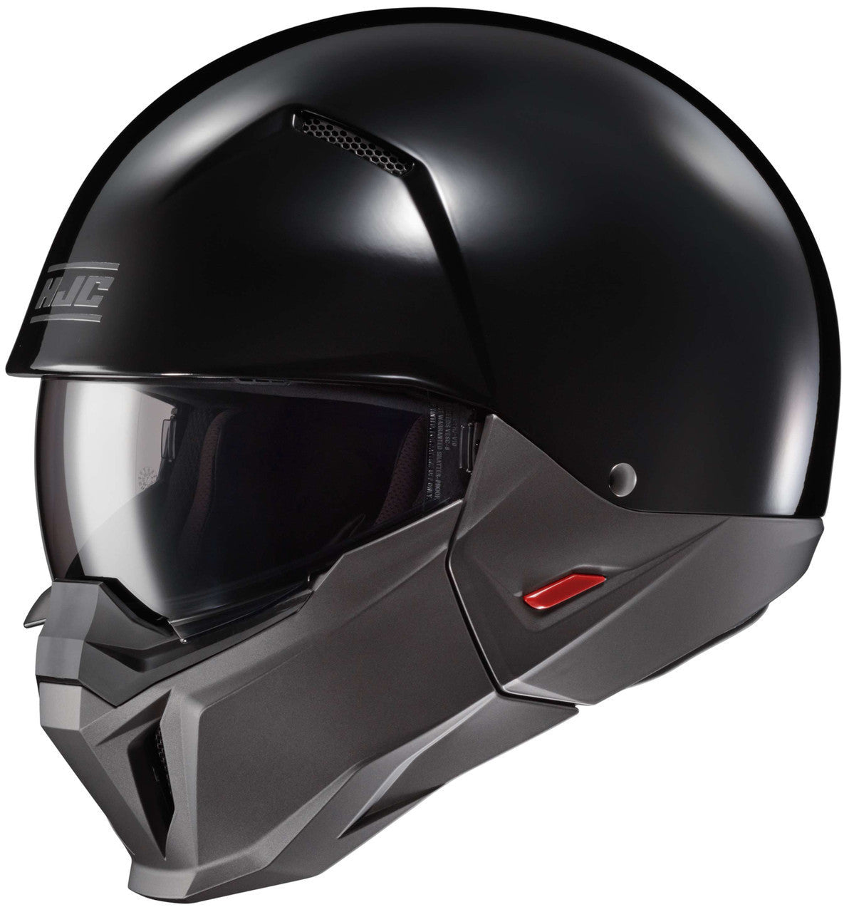 HJC-i20-Solid-Open-Face-Motorcycle-Helmet-Black-Main