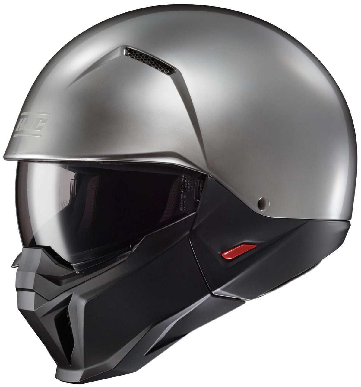 HJC-i20-Solid-Open-Face-Motorcycle-Helmet-Silver-Main