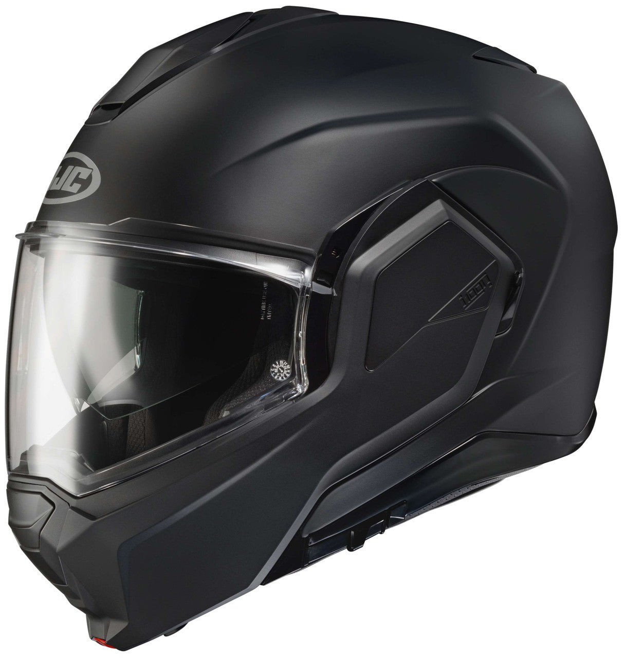 HJC-i100-Solid-Modular-Motorcycle-Helmet-Flat Black-Main