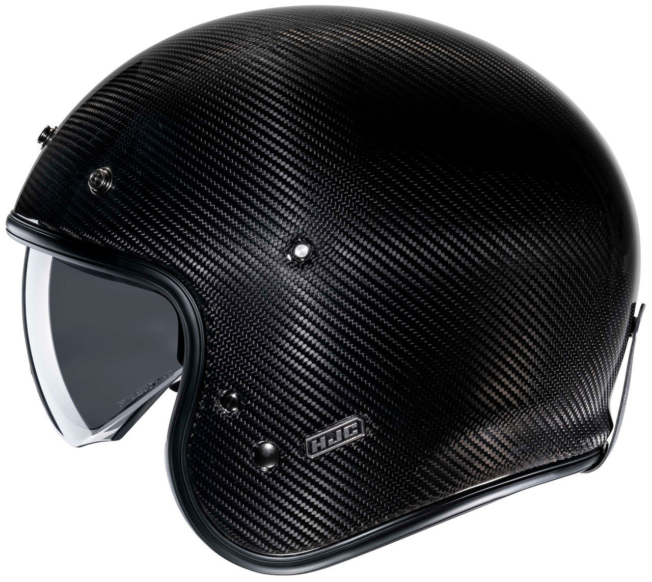 HJC-V31-Carbon-Open-Face-Motorcycle-Helmet-Side-Veiw