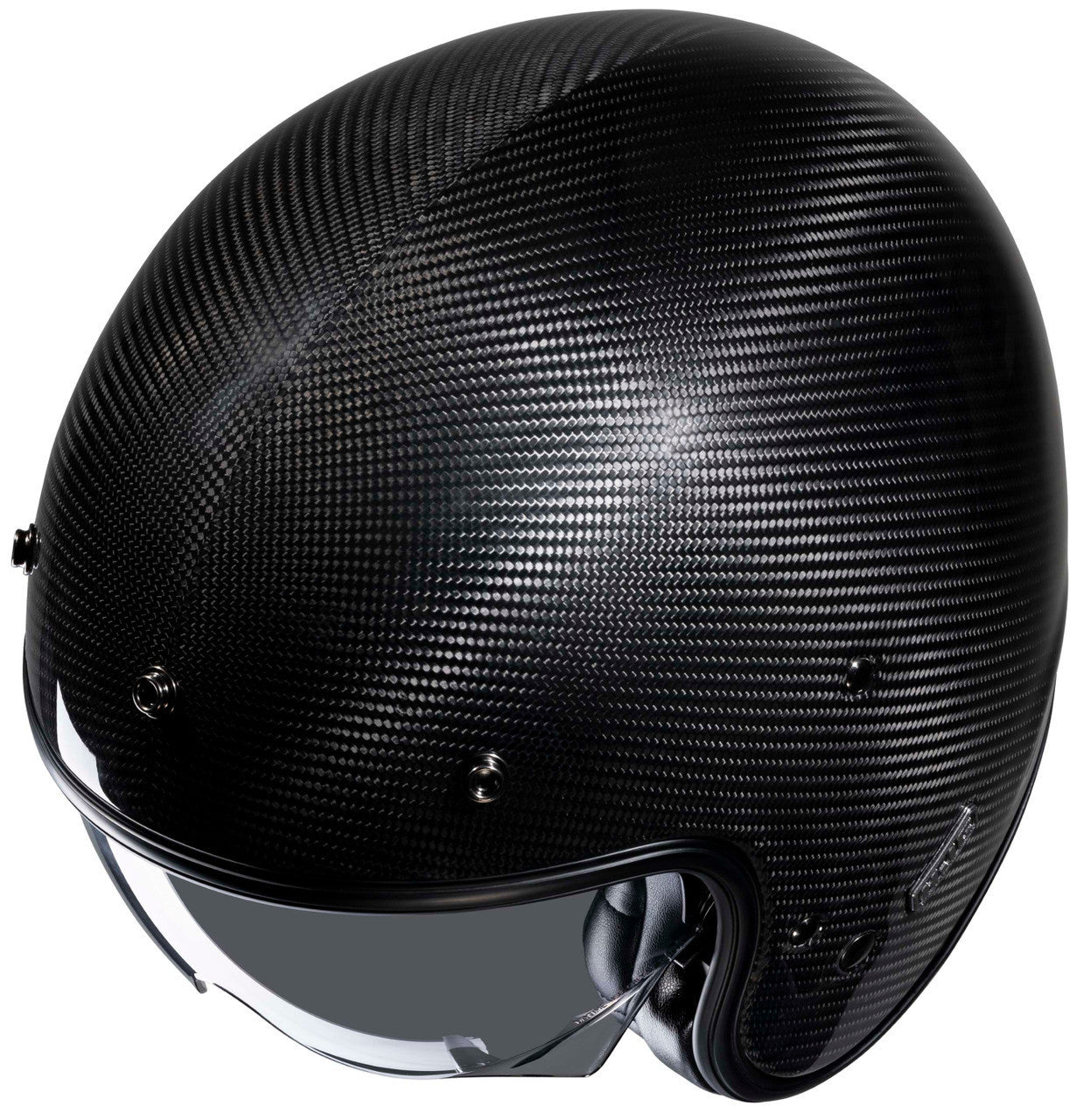 HJC-V31-Carbon-Open-Face-Motorcycle-Helmet-top-Veiw