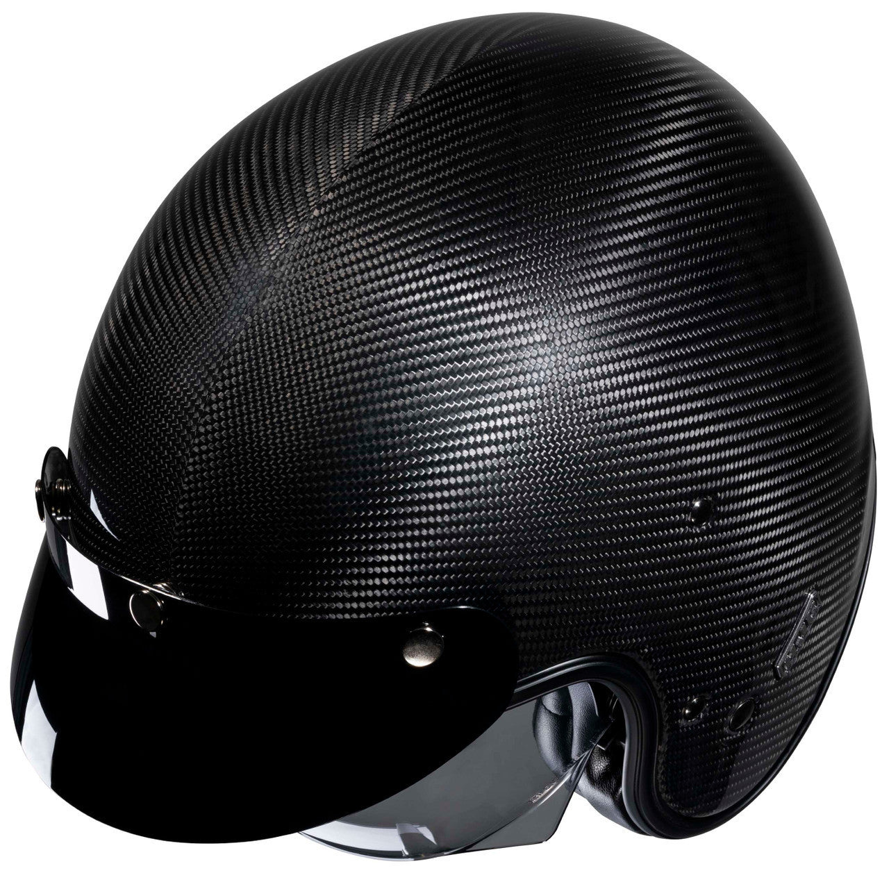 HJC-V31-Carbon-Open-Face-Motorcycle-Helmet-Top-Visor-Veiw