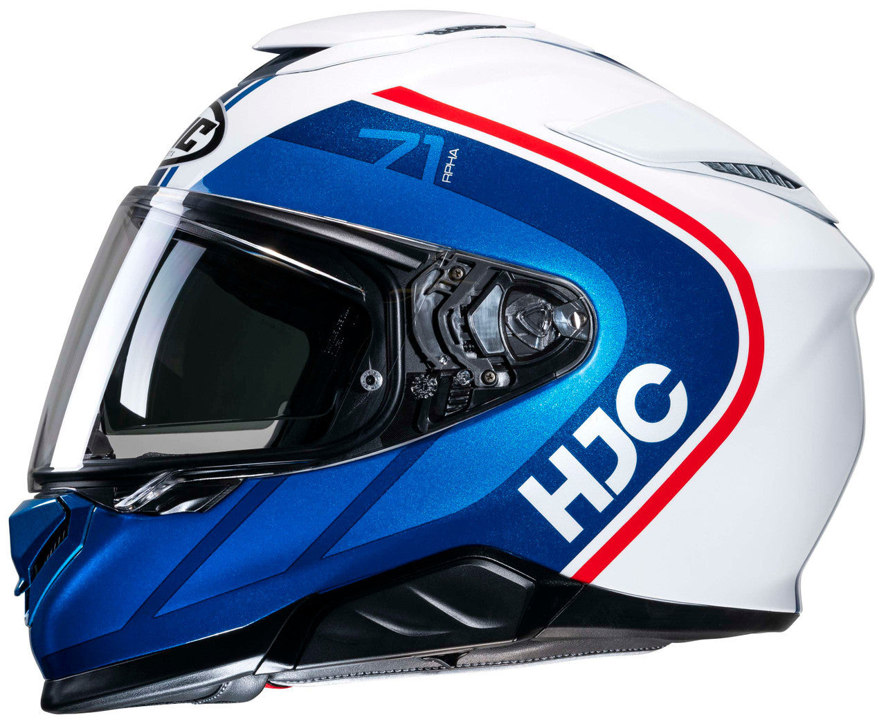 HJC-RPHA-71-MAPOS-Full-Face-Motorcycle-Helmet-Blue/White/Red-Side-View