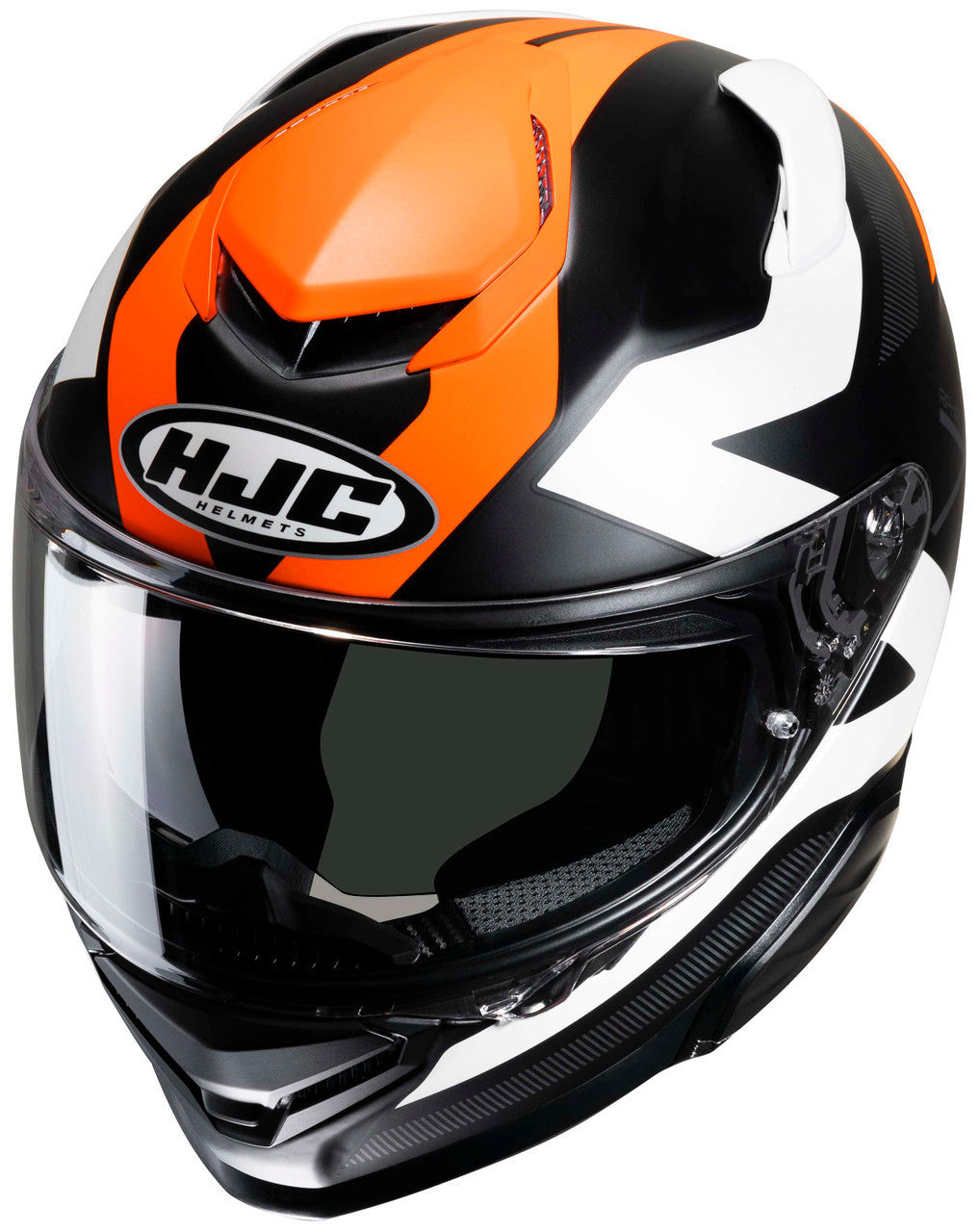 HJC-RPHA-71-PINNA-Full-Face-Motorcycle-Helmet-Black/White/Orange-Top-View