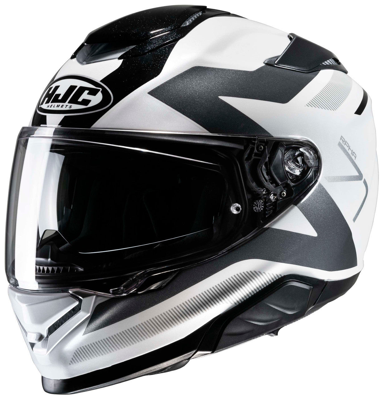 HJC-RPHA-71-PINNA-Full-Face-Motorcycle-Helmet-White/Gray/Black-Main