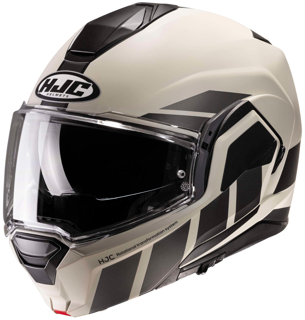 HJC-i100-BEIS-Modular-Motorcycle-Helmet-Beige/Dark Gray-Main