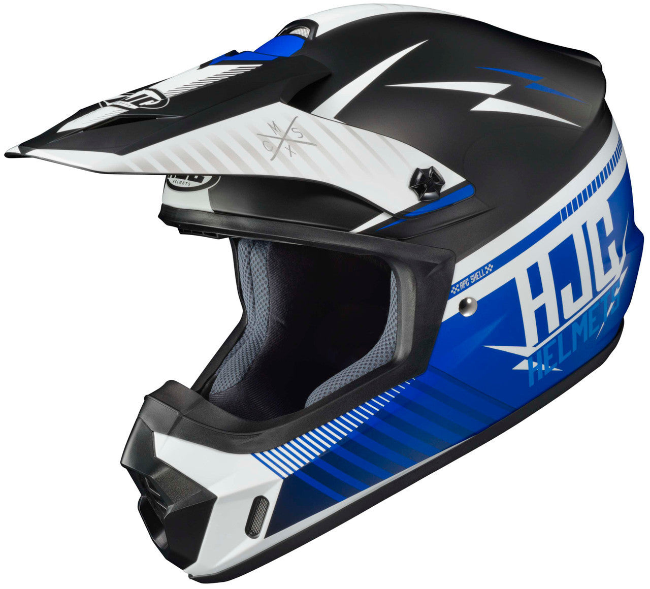 HJC-CS-MX-2-TWEEK-Off-Road-Motorcycle-Helmet-Black/Blue-Main