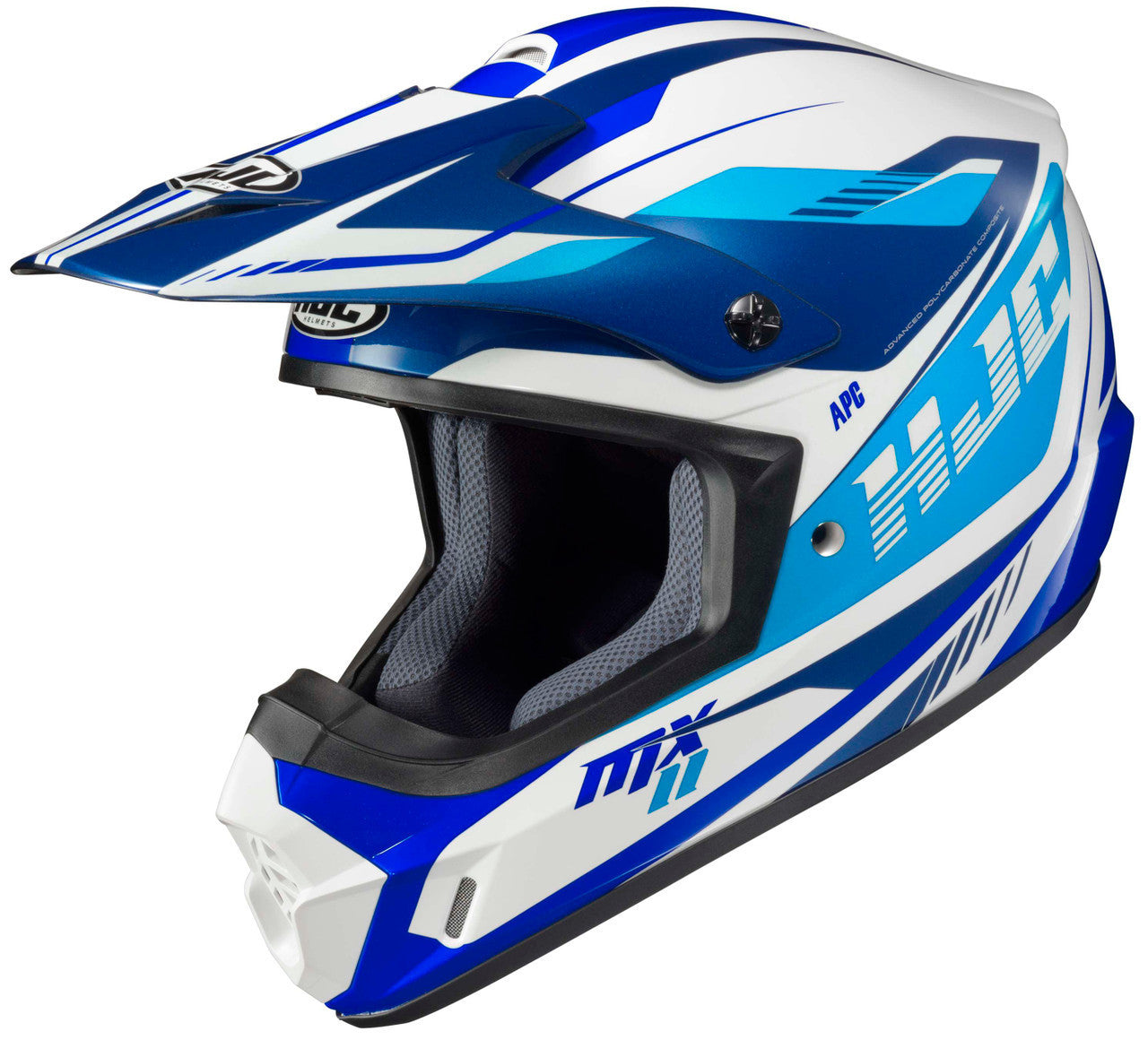 HJC-CS-MX-2-DRIFT-Off-Road-Motorcycle-Helmet-Blue/White-Main