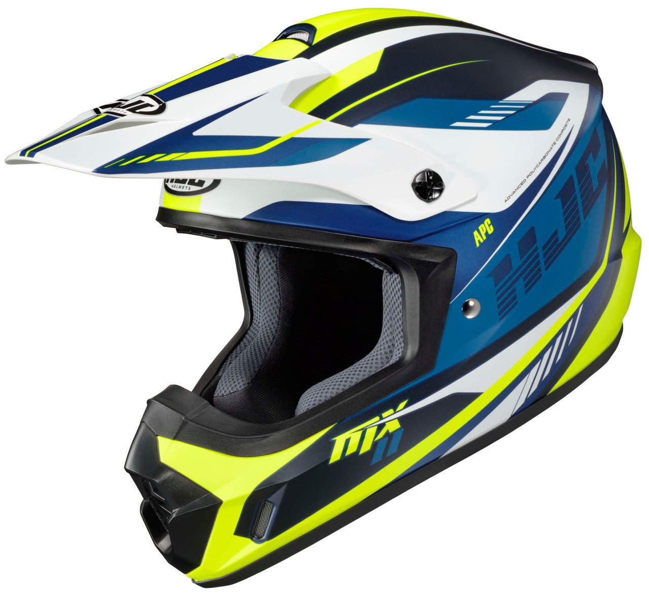 HJC-CS-MX-2-DRIFT-Off-Road-Motorcycle-Helmet-Blue/Green/White-Main