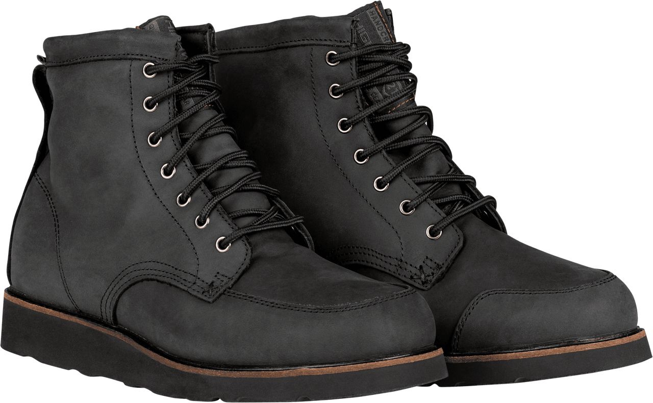 Highway-21-Journeyman-Motorcycle-Riding-Boots-Black-Side-View