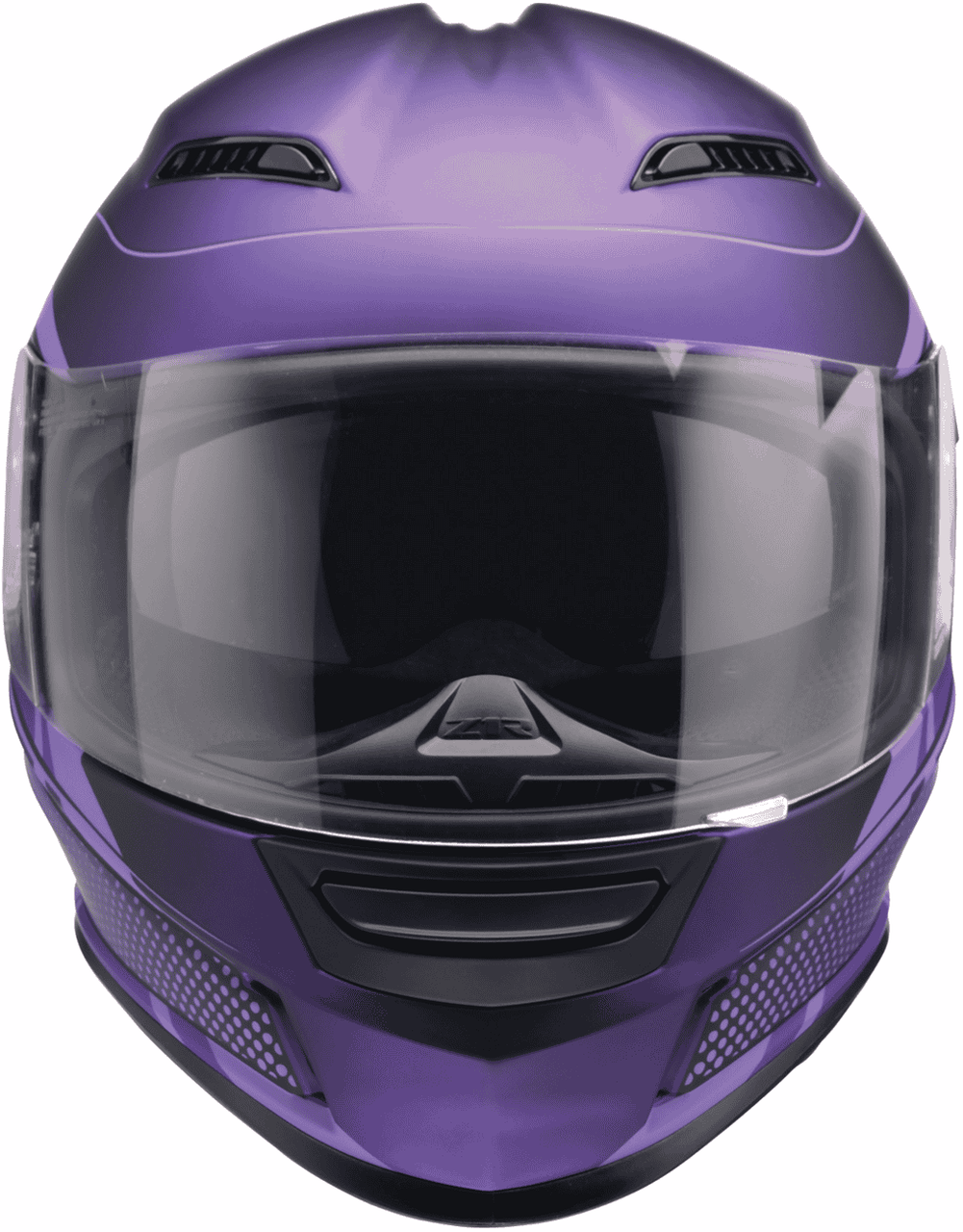 z1r-jackal-dark-matter-purple-full-face-motorcycle-helmet-front-view