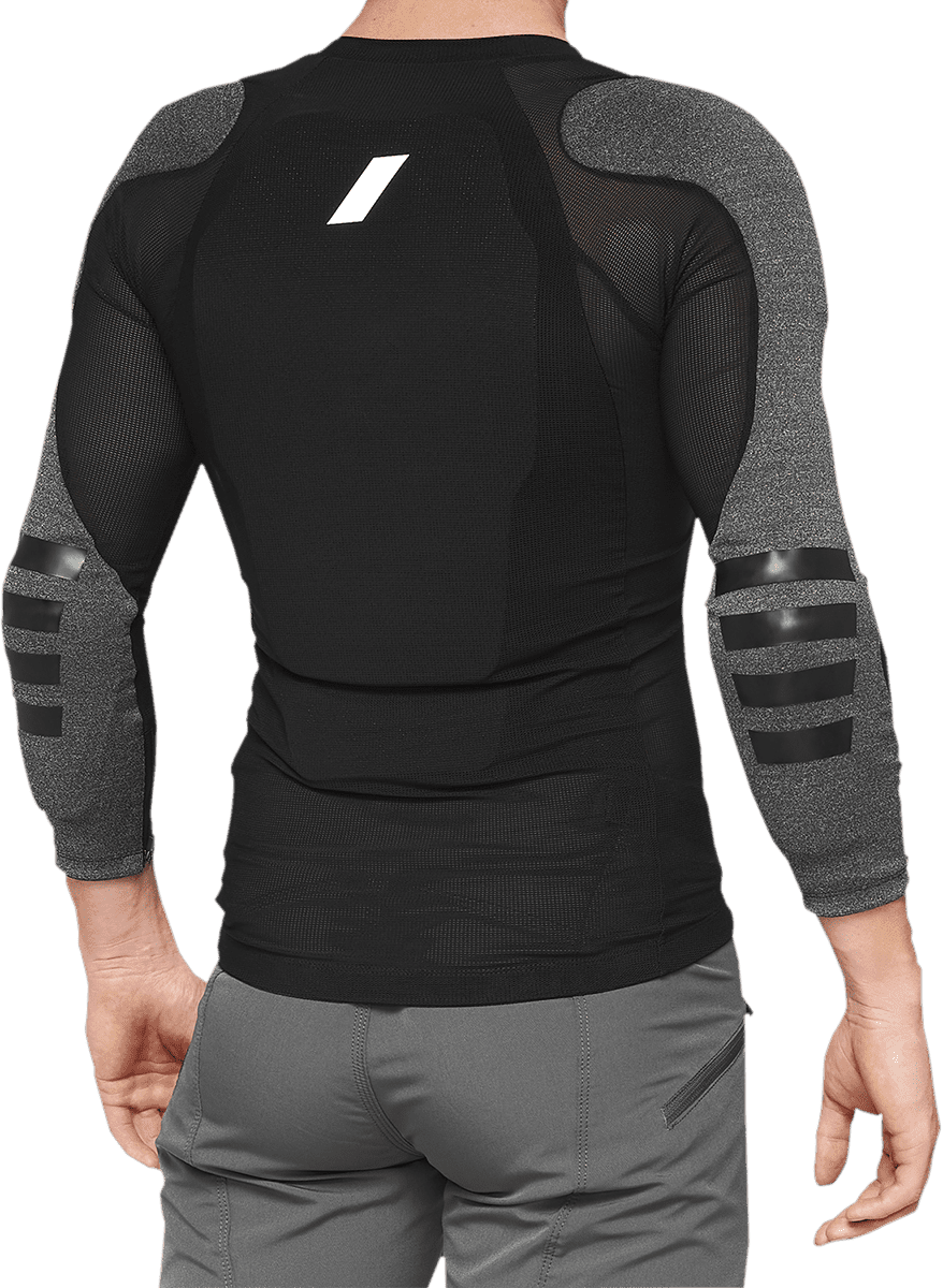 100%-Tarka-Long-Sleeve-Protection-Vest-Black-View