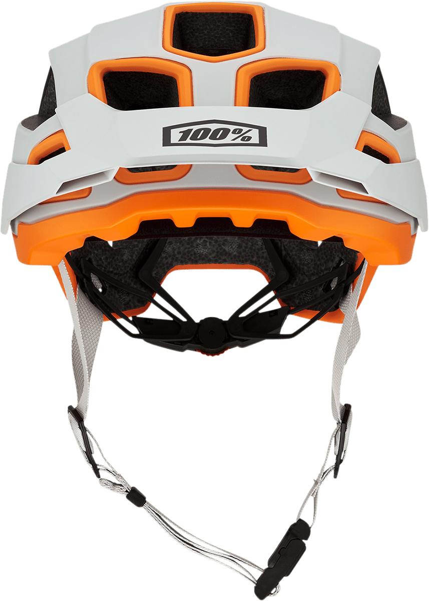 100%-Altec-CPSC/CE-MTB-Cycling-Helmet-Fidlock-Light-Grey-Front-View