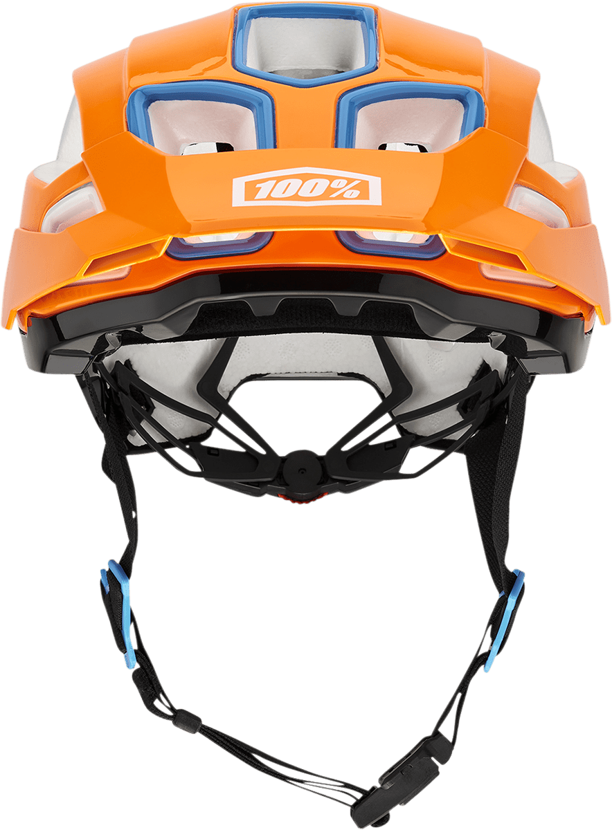 100%-Altec-CPSC/CE-MTB-Cycling-Helmet-Fidlock-Orange-Front-View