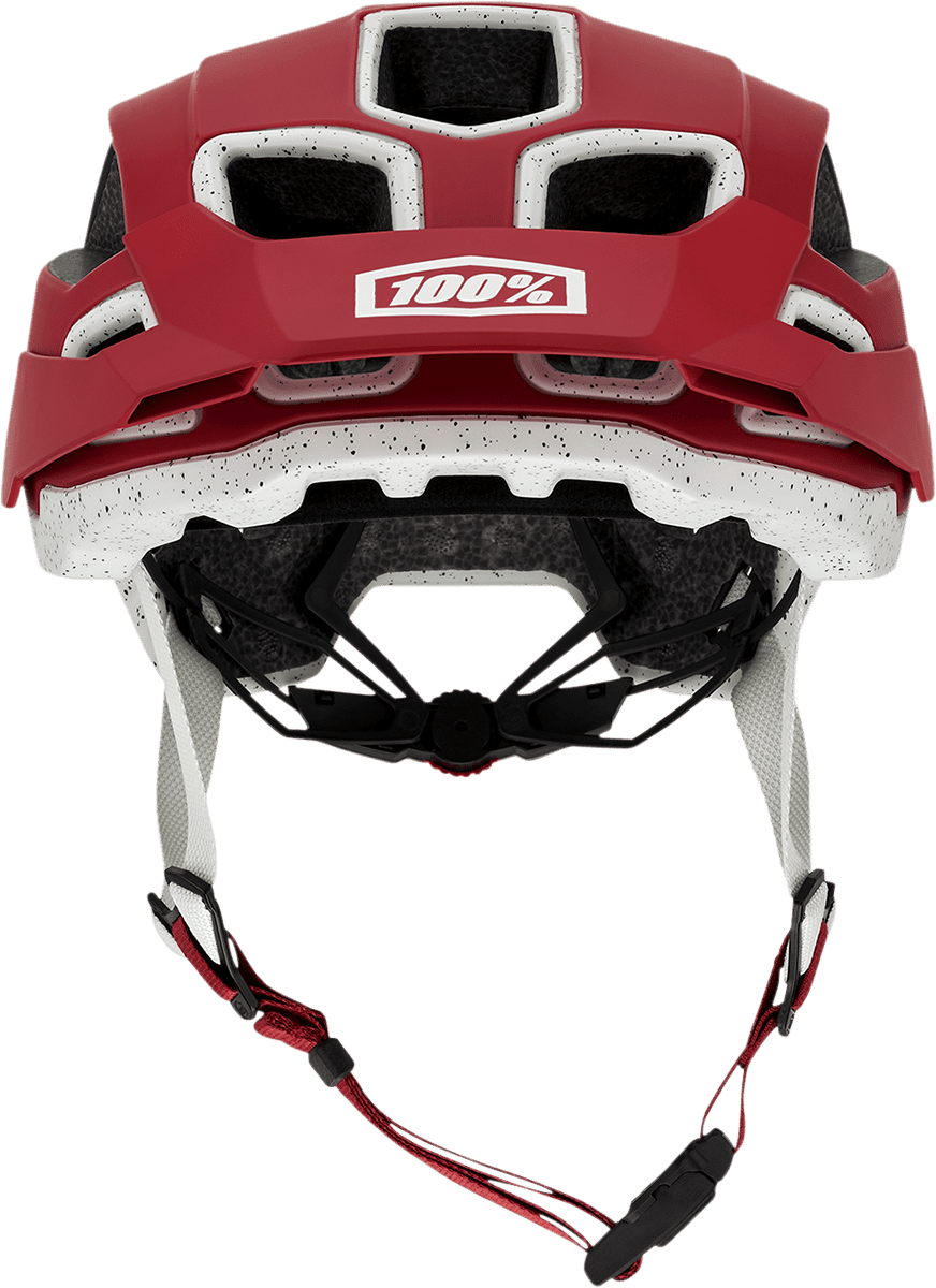 100%-Altec-CPSC/CE-MTB-Cycling-Helmet-Fidlock-Red-Front-View