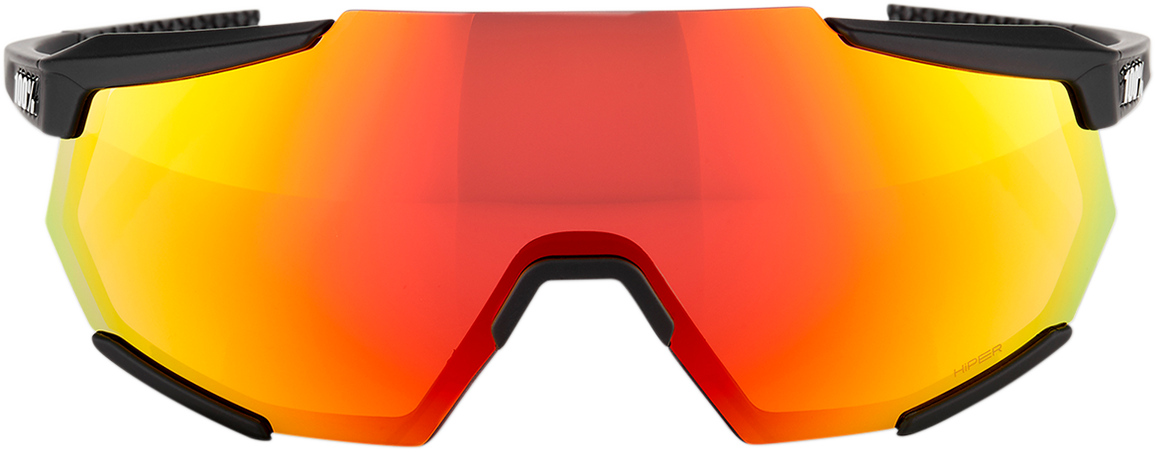 100%-Racetrap-Performance-Sunglasses-Red-Mirror-Front-View