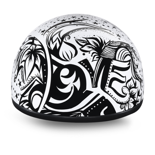 Daytona-Skull-Cap-Lovesee-Motorcycle-Helmet-front-view