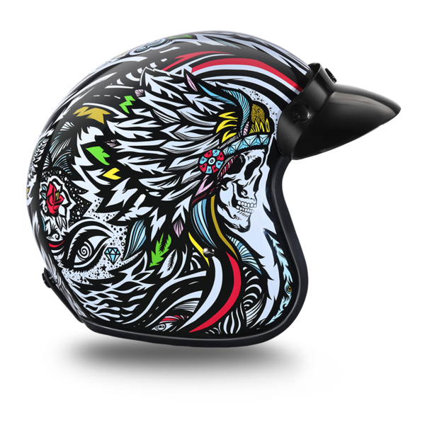 Daytona-Cruiser-Tribal-Motorcycle-Helmet-right-view