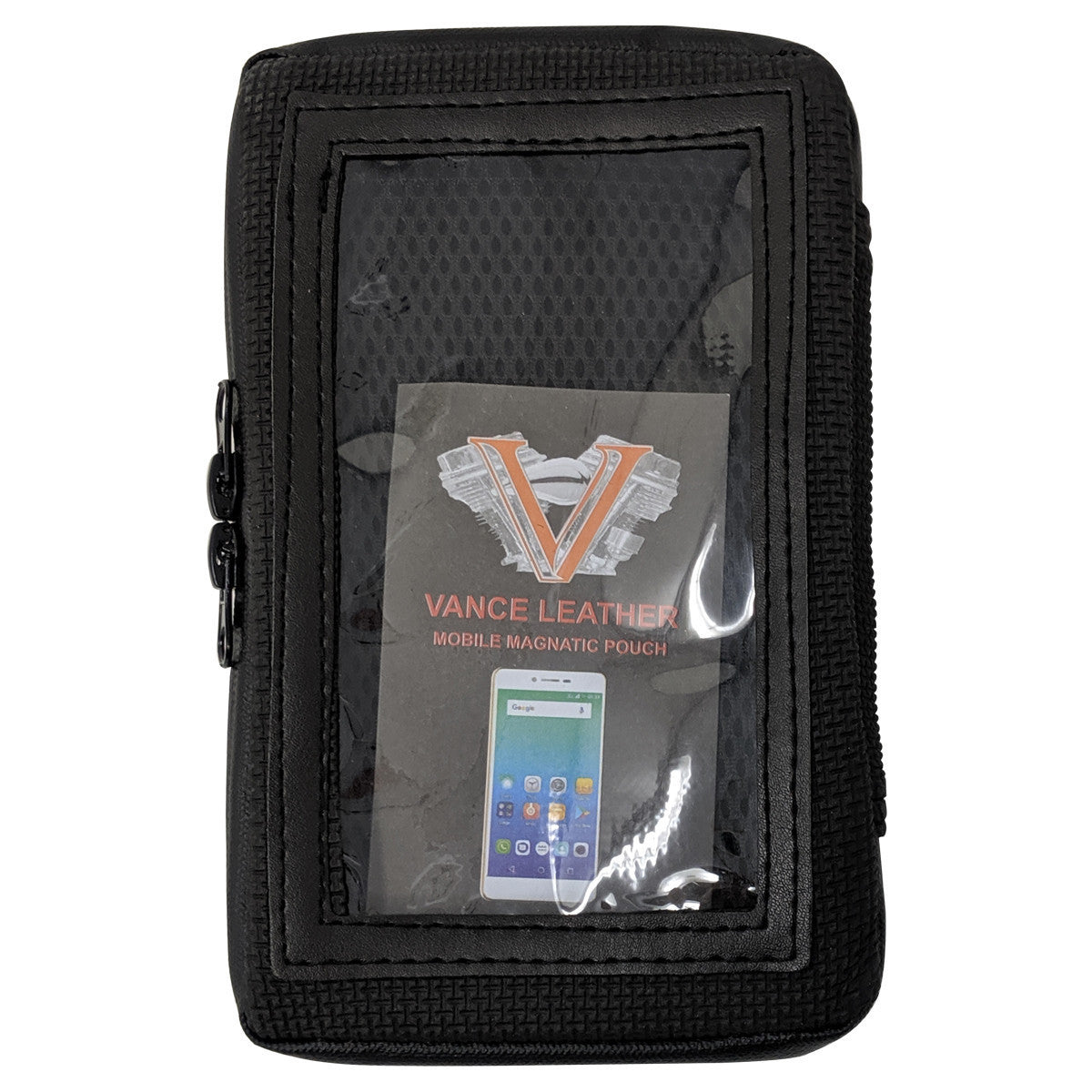 Vance VS419 Cell Phone and GPS Holder Magnetic Motorcycle Tank Bag