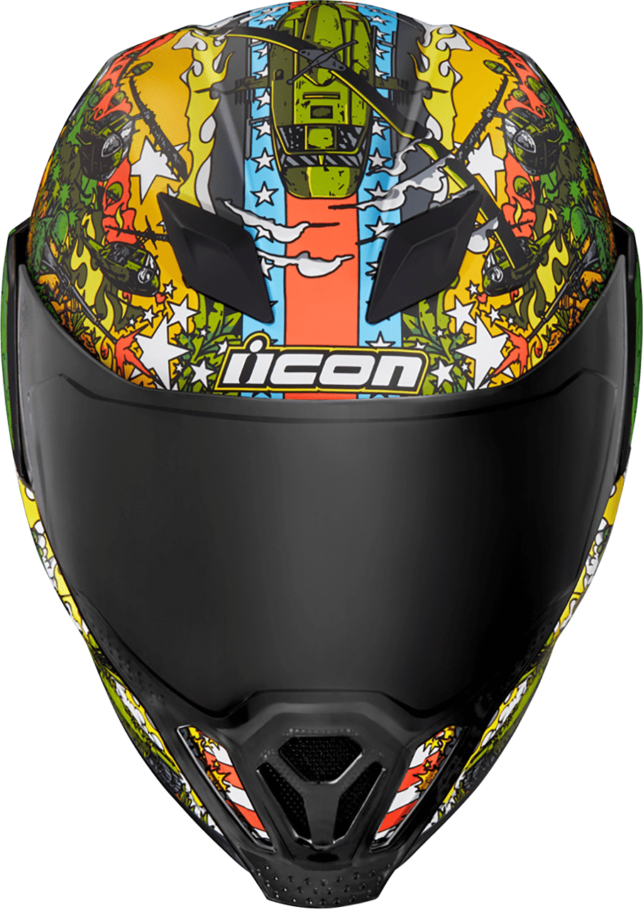 Icon-Airflite-Ground-Pounder-GP23-Motorcycle-Helmet-front-view