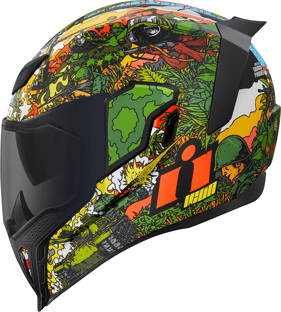 Icon-Airflite-Ground-Pounder-GP23-Motorcycle-Helmet-side-view