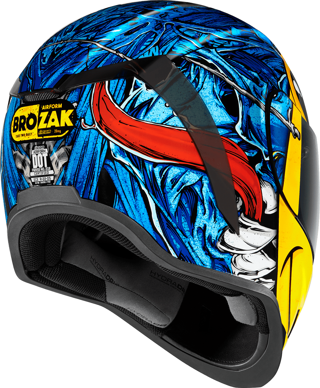 Icon-Airform-Mips-Brozak-Motorcycle-Helmet-Blue-back-view