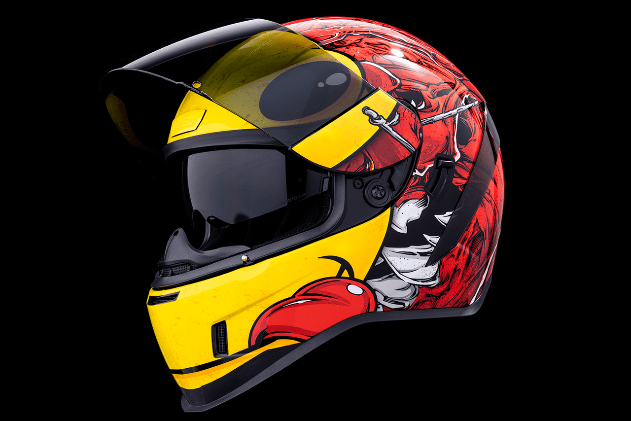 Icon-Airform-Mips-Brozak-Motorcycle-Helmet-Red-open-visor-view