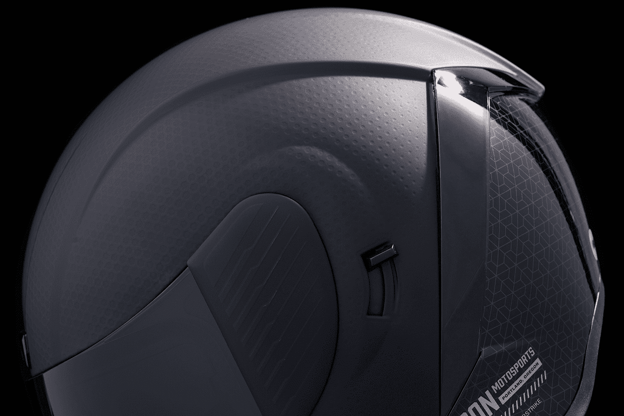 Icon-Airform-Dark-Rubatone-Motorcycle-Helmet-detail-view