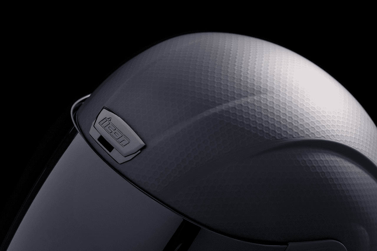 Icon-Airform-Dark-Rubatone-Motorcycle-Helmet-detail-view