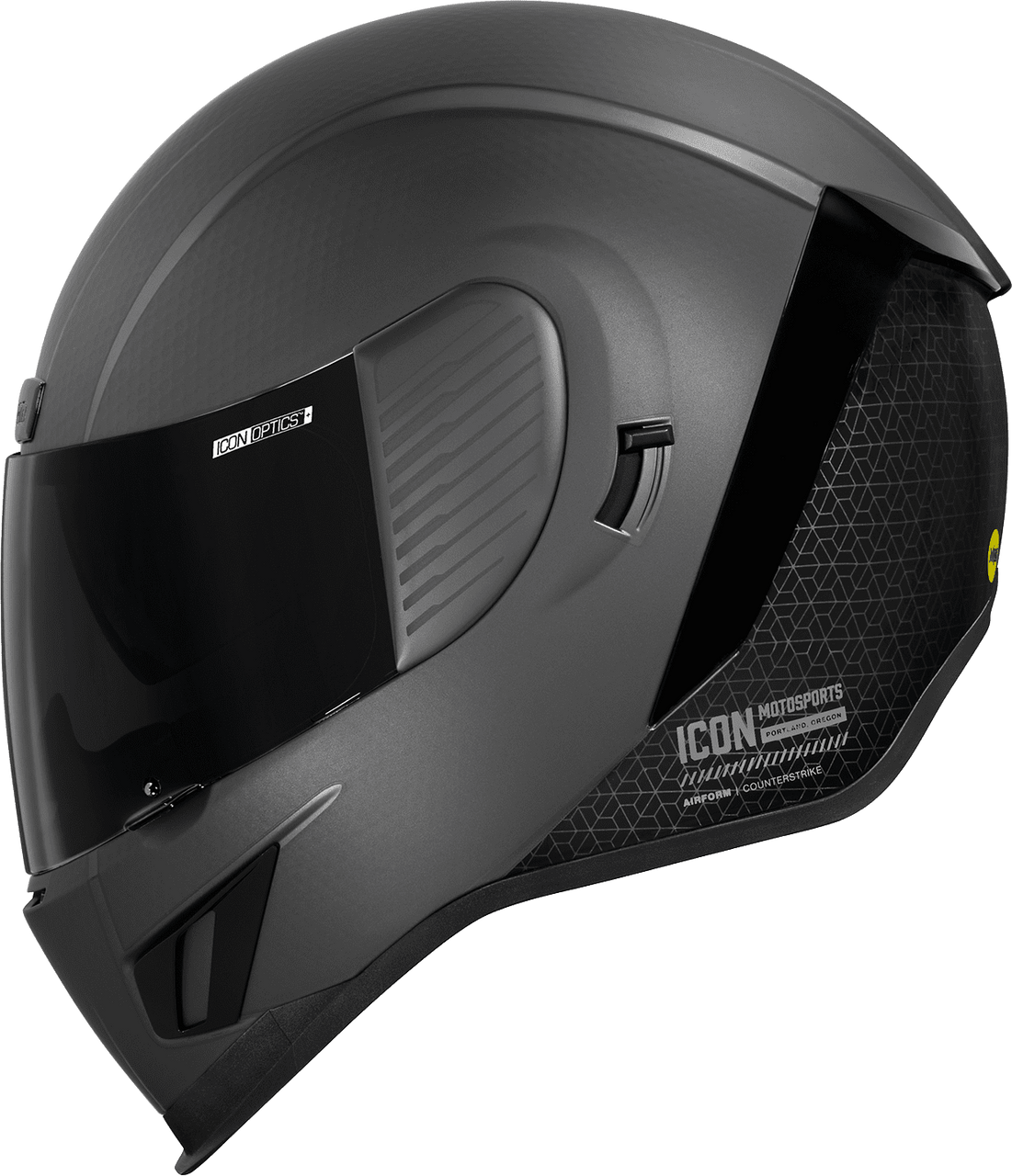 Icon-Airform-Counterstrike-MIPS-Motorcycle-Helmet-Silver-Side-View