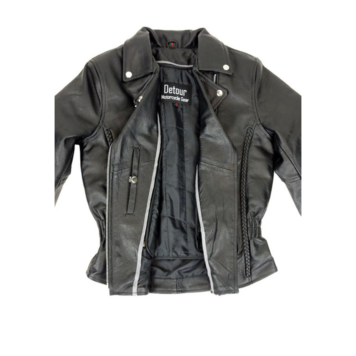 Detour-8307-Womens-Leather-Motorcycle-Jacket-Inner-view