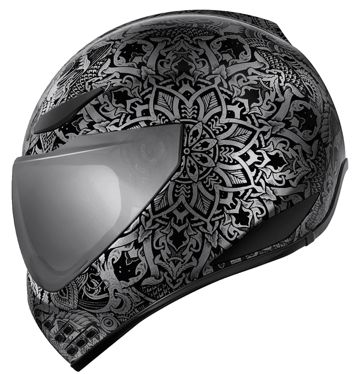 Icon-Domain-Gravitas-Full-Face-Motorcycle-Helmet-Side-View