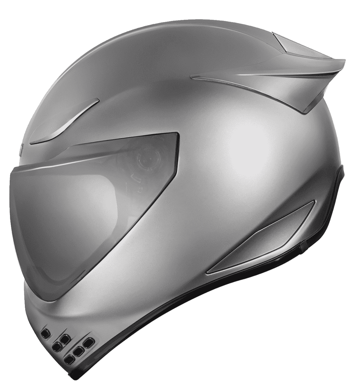 Icon-Domain-Cornelius-Full-Face-Motorcycle-Helmet-Silver-side-view