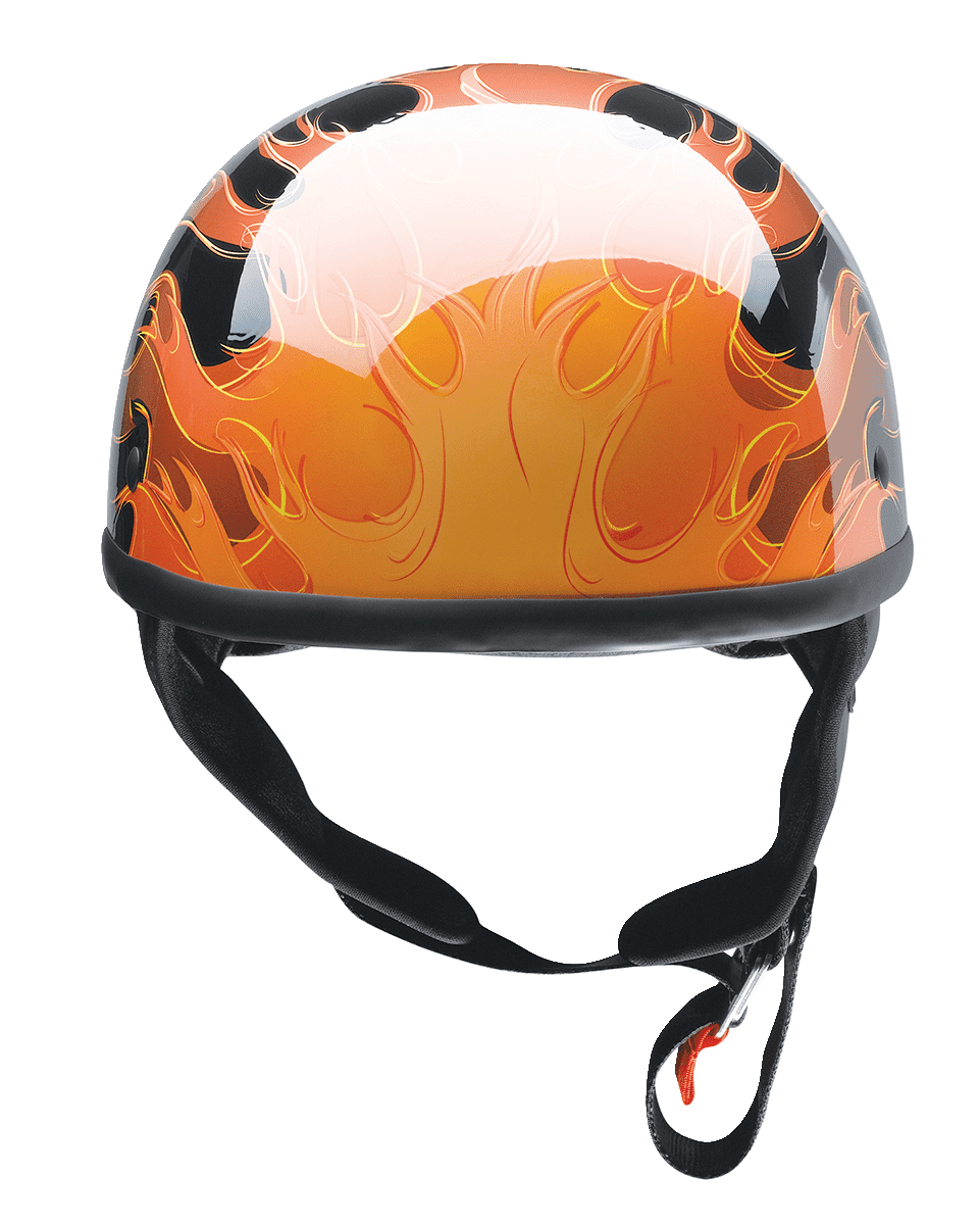 Z1R-CC-Beanie-Hellfire-Half-Face-Motorcycle-Helmet-Orange-front-view