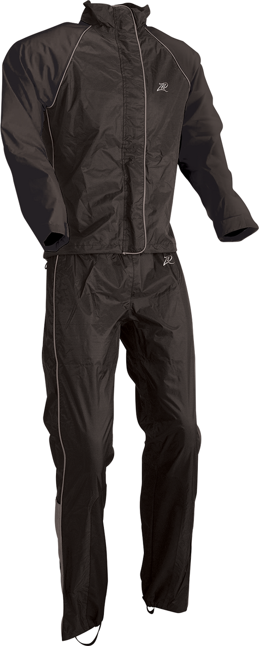 Z1R-Womens-2-Piece-Rainsuit-Motorcycle-Rain-Gear-black-main