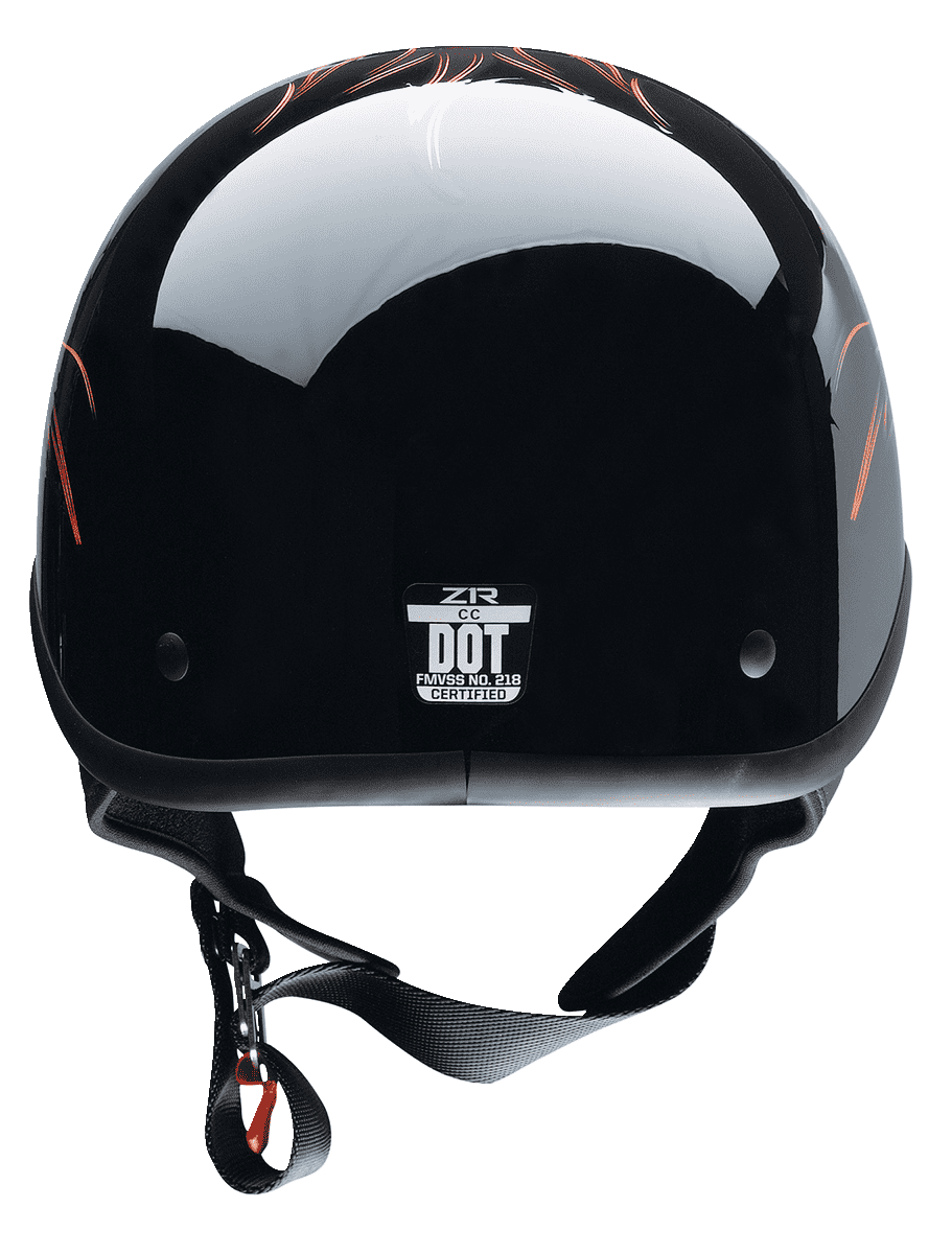 Z1R-CC-Beanie-Hellfire-Half-Face-Motorcycle-Helmet-rear-view