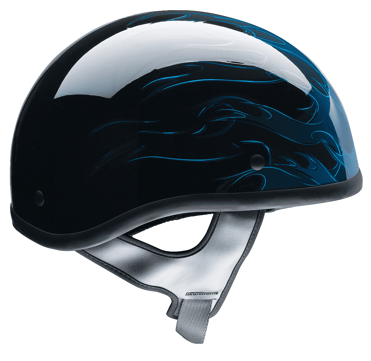 Z1R-CC-Beanie-Hellfire-Half-Face-Motorcycle-Helmet-blue-side-view