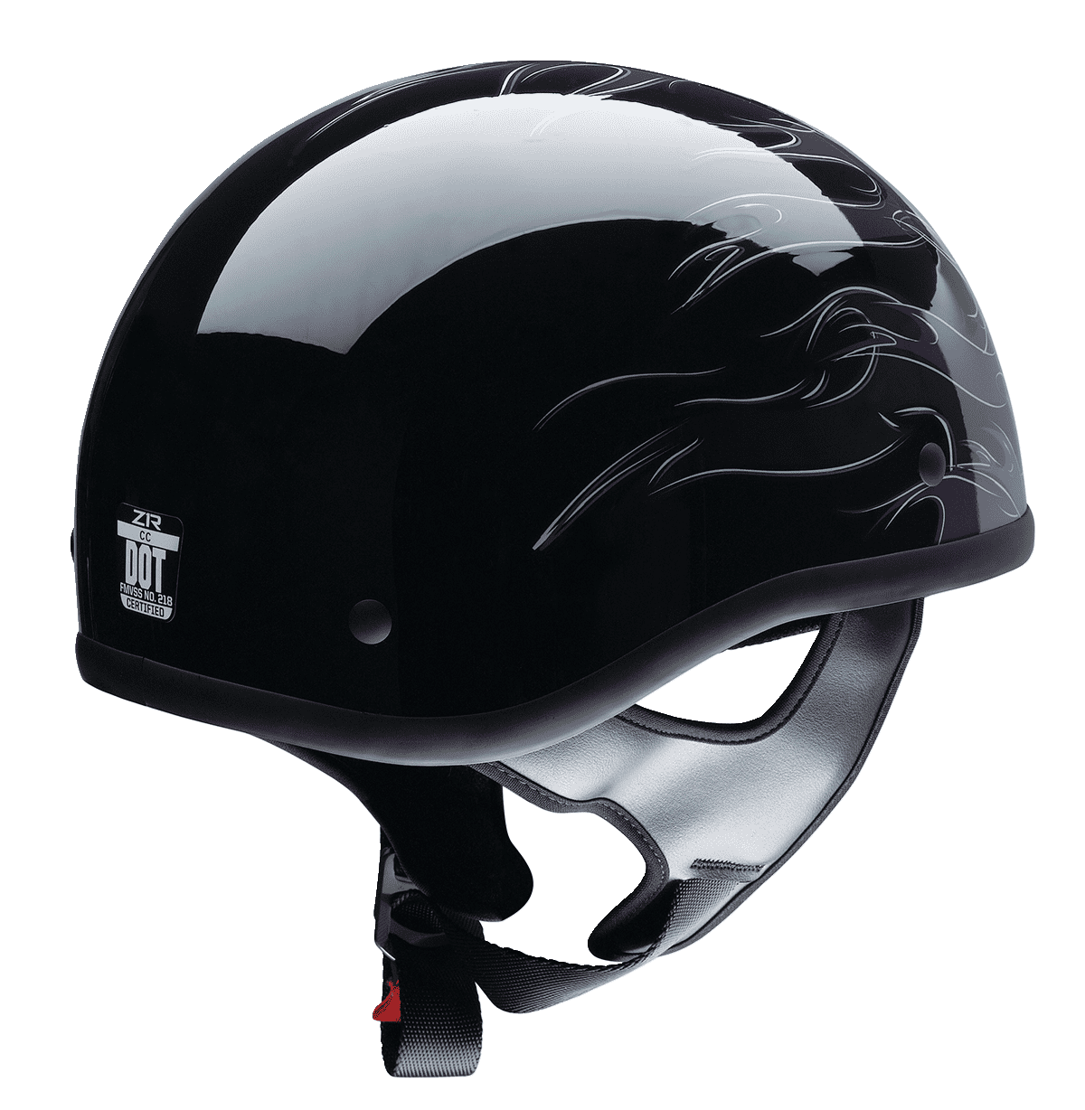 Z1R-CC-Beanie-Hellfire-Half-Face-Motorcycle-Helmet-purple-rear-side-view