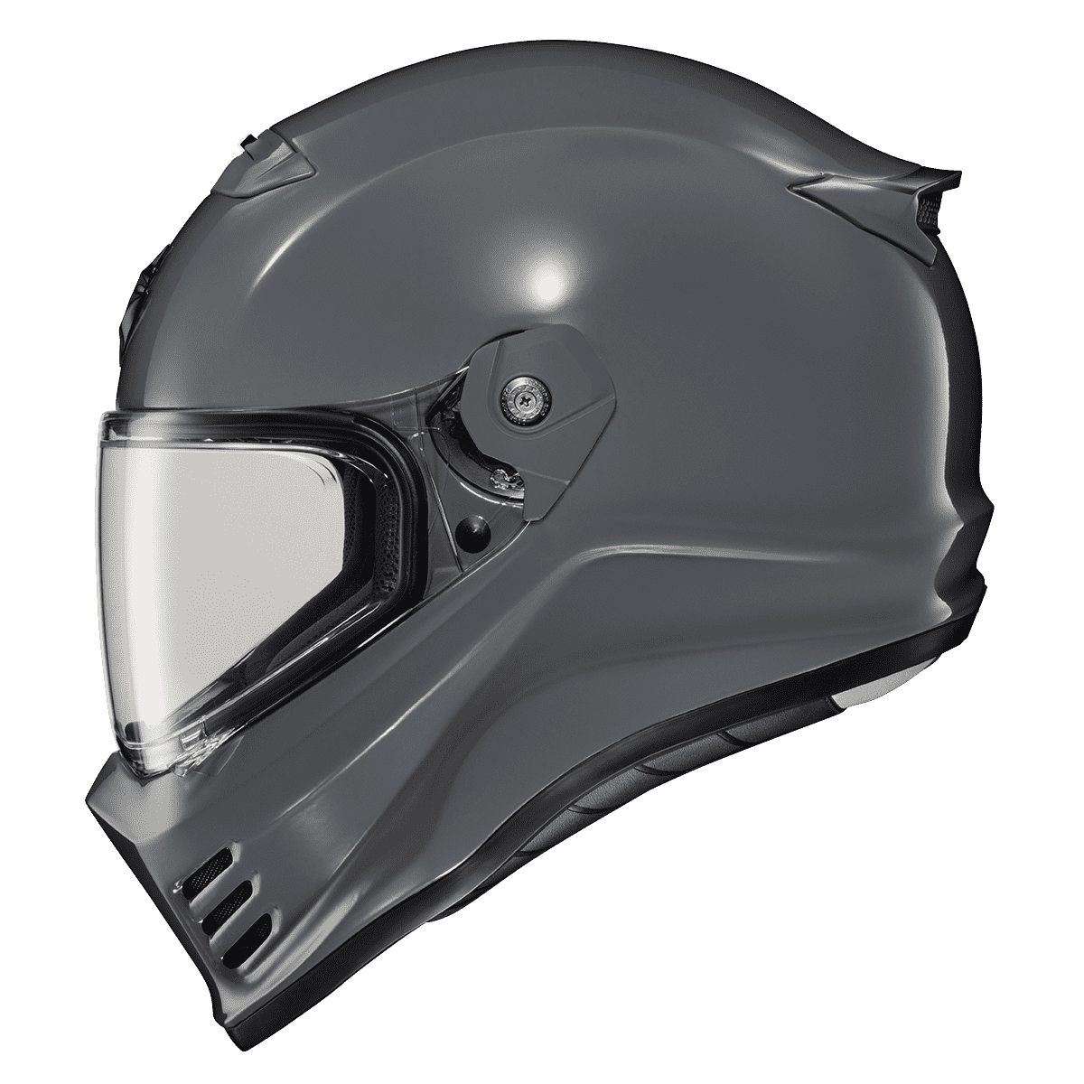 Scorpion-EXO-Covert-FX-Full-Face-Motorcycle-Helmet-Grey-transparent-visor