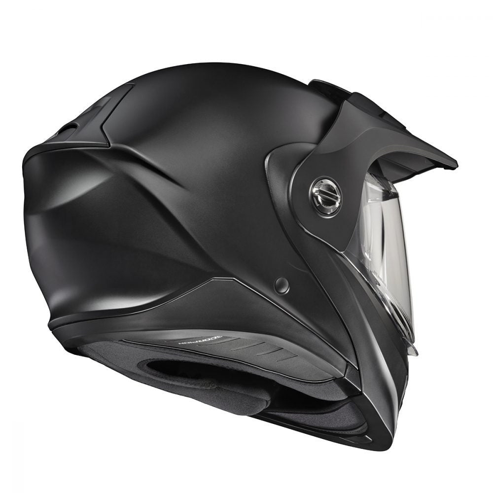 Scorpion-EXO-AT960-Solid-Modular-Motorcycle-Helmet-Matte-Black-Rear-view